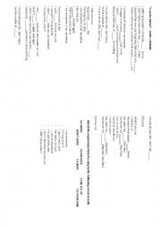 English Worksheet: AVRIL LAVIGNE - I CAN DO BETTER wordsheet