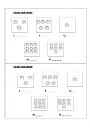 Count and write