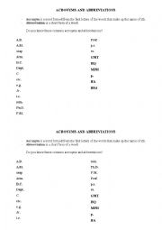 abbreviations