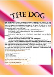 English Worksheet: The dog