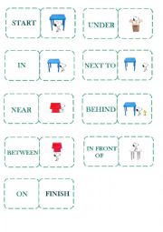 English Worksheet: Prepositions of place Snoopy