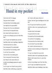 Hand in my pocket