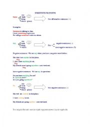 English Worksheet: indefinite pronouns