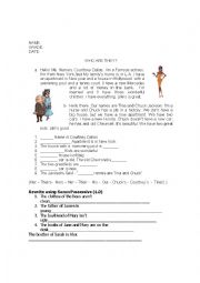 English Worksheet: Possessives