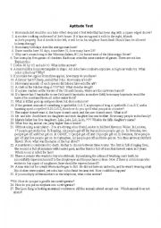 English Worksheet: Brainteasers