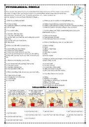 English Worksheet: Personality test 