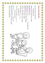English Worksheet: Doctor doctor role-play script