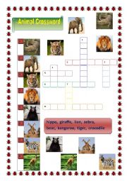 Animal Crossword