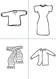 Clothes 2 - Colour and cut (SPEAKING ACTIVITIES)