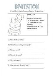 English Worksheet: Wh- questions