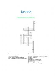 English Worksheet: esio trot crossword
