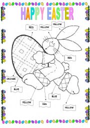 English Worksheet: Happy Easter!