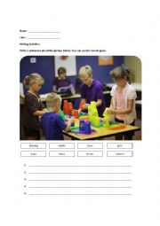 English Worksheet: Writing Year 6 KBSR(5 Sentences)