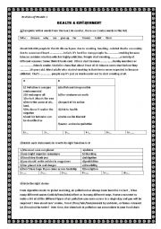 English Worksheet: review