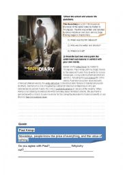 English Worksheet: The Rum Diary