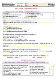 9th. Test 3 . Tunisian