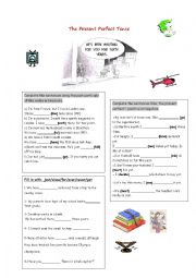English Worksheet: The Present Perfect