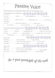 English Worksheet: Passive Voice