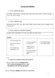 English Worksheet: Gerund and Infinitive