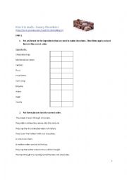 English Worksheet: Passive Voice - process description