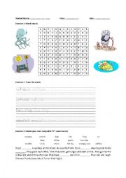 English Worksheet: Short vowel O worksheet