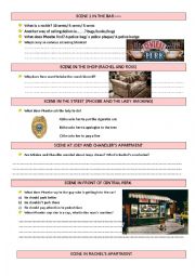 English Worksheet: Friends  (The policeman episode)