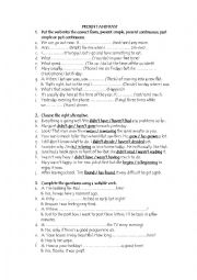 English Worksheet: Review