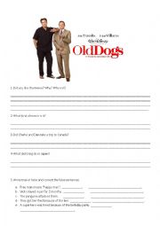 English Worksheet: Worksheet Movie: Old Dogs Disney 