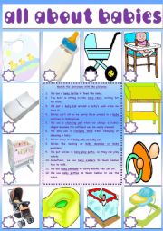 English Worksheet: All About Babies