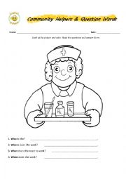 Community Helpers & Question Words Part 1