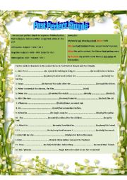English Worksheet: past perfect simple
