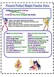 English Worksheet: Passive Voice Present Perfect