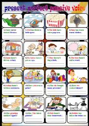 English Worksheet: Present Perfect Passive Voice