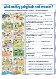 English Worksheet: GOING TO EXERCISE