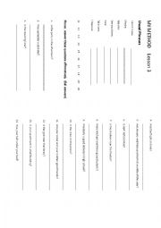 English Worksheet: My English Method in 100 Lessons