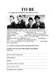 English Worksheet: PAST SIMPLE