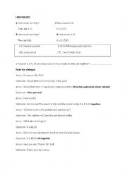 English Worksheet: how much