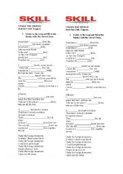 English Worksheet: Under the Bridge ( Red Hot Chili Peppers)