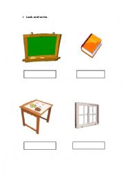 classroom objects