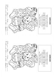 English Worksheet: EASTER BUNNY