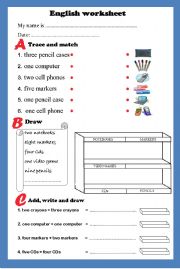 English Worksheet: AT THE STORE