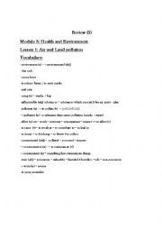 English Worksheet: Review 3