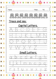 English Worksheet: alphabet