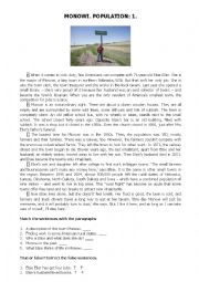 English Worksheet: Monowi