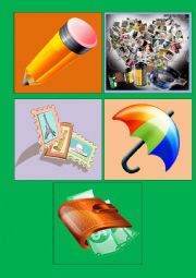 COMMON OBJECTS FLASHCARDS