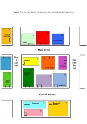 English Worksheet: Prepositions of place