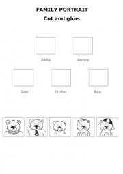 English Worksheet: THE BEARS FAMILY TREE