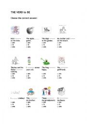 English Worksheet: To Be for beginners