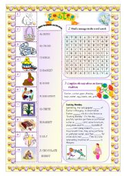 English Worksheet: Easter