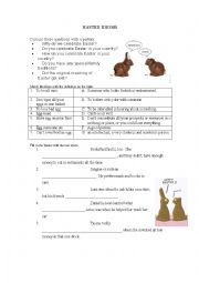 English Worksheet: Easter Idioms